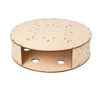 Cat Hunting Toy - Solid Wood Kitten Interactive Box Catch Game | Enrichment Toy and Scratcher for Indoor Outdoor Cats, Pet Activity Accessory for Bedroom Floor Living Room Training and Play