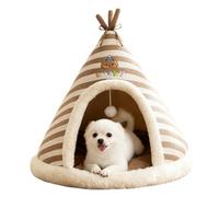Cat Hut, Closed Teepee Nest and | Warm Indoor Kitten Basket | for Kitten Home and Outdoor Nap Travel Dodo