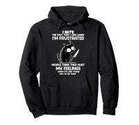 Cat I Hate The Fact That I Cry When I’m Frustrated Pullover Hoodie