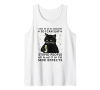 Cat I Need to Go On Medication So I Can Slap Stupid People Tank Top