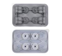 Cat Ice Cube Tray - Silicone Mould with 4 Cavities, 3D Cube Mould for Cats, DIY Reusable Craft Ice Mould | Non-Stick Kitchen Drink Accessories for Cocktails, Juice, Chil