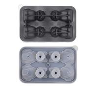 Cat Ice Cube Tray - Silicone Mould with 4 Cavities, 3D Cube Mould for Cats, DIY Reusable Craft Ice Mould | Non-Stick Kitchen Drink Accessories for Cocktails, Juice, Chil