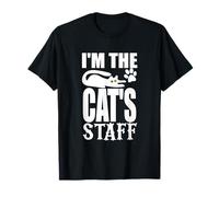 Cat I'm the Cat's Staff Cat Lover T-Shirt T-Shirt