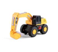 CAT - Immerse yourself in the action with THE POWERFUL Tough Machines 25cm Excavator! Sound, Lights and Vibration - Articulated Construction Vehicle Toy with Functions.