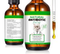 Cat Immune Support Drops -Cat Antibiotics, for Infections, Pet Health Supplement Multivitamin Supports Allergy and Itch Relief, Helps Maintain Normal Immune Function, Skin & Coat Health