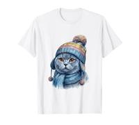 Cat in A Hat British Short Hair T-Shirt