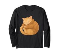 Cat in a Sweater - Cozycore Relaxing Vibes Rainy Day Long Sleeve T-Shirt
