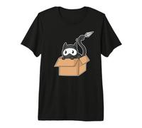 Cat in Box Ninja Premium T-Shirt