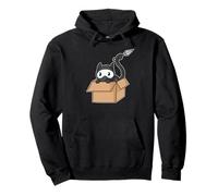 Cat in Box Ninja Pullover Hoodie