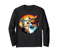 Cat in Brazil At Christ The Redeemer Long Sleeve T-Shirt
