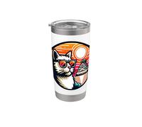 Cat in Japan At The Osaka Castle Stainless Steel Insulated Tumbler