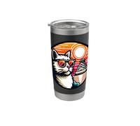 Cat in Japan At The Osaka Castle Stainless Steel Insulated Tumbler