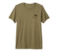 Cat in Sunglasses Holding a Gin and Tonic Saying Gin Buddy Premium T-Shirt