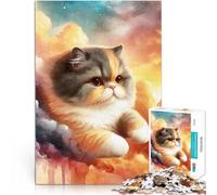 Cat in the Clouds1000 Piece Adult Puzzles Help the brain exercise addictive toys to cultivate patience Gifts Ideas 38x26cm