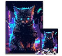 Cat in The Rain 1000 Piece Jigsaw Puzzle Puzzles for Adults for Teenagers & Teens, Ideal Birthday 26X38CM/10.23x14.96inch