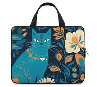 Cat in The Wild Laptop Sleeve Ultra-Thin, Waterproof 12inch Laptop Bags, Portable Protective Computer Bag with Hand Strap