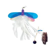 Cat Indoor Toy -Shovels Toy, Dragonfly Cats Teaser Toys | Our Cat's Feather Toys Promote Supporting Healthy Exercise And Active Actions. The Desig