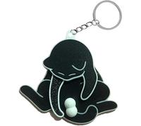 Cat Interactive Keychain,Cat Play with Its Spinning Balls Funny Moving Pendant,Creative Pull-Out Cats Keychains Pendant, Gift for Kitty Lovers (Black)