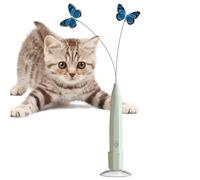 Cat Interactive Toy | Automatic Interactive Rechargeable,Spin Butterfly Active Cat Toys | for Boredom Relief Enrichment Indoor Home Apartment