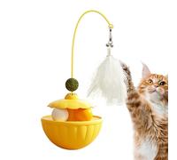 Cat Interactive Toy - Cat & Swinging Ball for Kittens - Cat Exercise Toy - Daily Stress Relief Entertainment and Training at Home or Outdoor