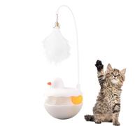 Cat Interactive Toy,Interactive Cat Toys for Indoor - Detachable Feather Stick Lightweight Resin Fun Play Tool for Indoor Outdoor Birthday Kitten Activities