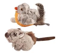 Cat Interactive Toys,Toys For Indoor - Plush Animal Activity Realistic Play Exercise Jumping Mental Stimulation For Feline Fun And Energy Boosting