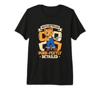 Cat is a auto Detailer Premium T-Shirt