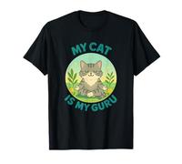 Cat is My Guru Pet Owner T-Shirt