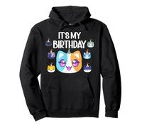 Cat It's My Birthday Pullover Hoodie