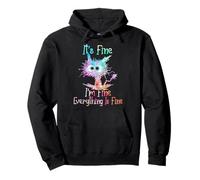 Cat It's Okay, mir geht es gut, alles ist gut. Pullover Hoodie