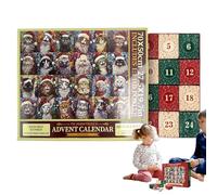 Cat Jigsaw 2024, Puzzles Christmas Vacations, 1000 Pieces Animal Jigsaw Puzzle Christmas Countdown Calendar, Christmas Cats Jigsaw Toy For Kids Teens Adults