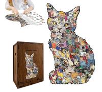Cat Jigsaw Puzzle - 1000 Piece Set, Colourful Animal Designs, Premium Cardboard Pieces with Smooth Matte Finish | Fun Brain Challenge Game for Adults, Kids, Family, Home, Birthday