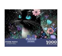 Cat Jigsaw Puzzles for Adults 1000 Pieces Cute Animals Challenging Puzzles Home Decoration Educational Games Puzzle for The Whole for Women, Gifts for Men 38x26cm/1000pcs