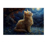 Cat Jigsaw Puzzles for Adults 1500, 1500 piece Jigsaw Puzzles for Adults, Challenging Wooden Jigsaws Puzzle for The Whole for Women, Puzzle for Home Decor, Gifts for Women, Theme: Starry Night G-38