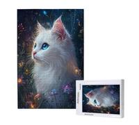 Cat Jigsaw Puzzles for Adults 500 Piece, Animal Puzzles for Adults Wooden, Funny/Difficult/Impossible/Challenging Decompression Games, As a Birthday for Women and Men ML-156