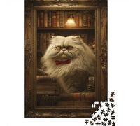 Cat Jigsaw Puzzles for Adults Animal Puzzle Game 1000 Piece Impossible Puzzle for Adults Gifts 1000pcs (75x50cm)