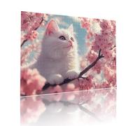 Cat Jigsaw Puzzles for Adults Difficult 300 pieces Flower Adult Kids Toddler Puzzle Age 4-6 Mini 5-8 Year Olds Jigsaws Learning Educational Challenge Toys, Home Decoration and Gifts 38x52cm t-689