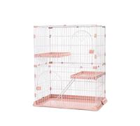 Cat Kennel Cat Cage Ferret Cage - Heavy-Duty Pet Playpen with Multiple Door Design and Easy Installation for Small Animals