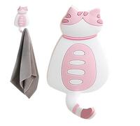 Cat Key Door - Animal Wall Hooks, Cartoon Wall Hooks Rack Key Sticker | Coat Appointment for Door, Towel Hook, Home Decor ani