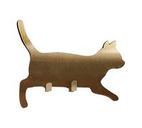 Cat Key Holder for Wall, Cute Hooks, Drill-Free Walking Animal Towel, Scarf, Carry Bag, Clothes Hook, Perfect for Bathroom, Living Room, Driveway