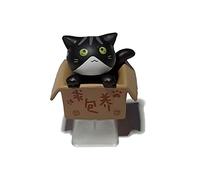 Cat Keycap Esc keycaps DIY Personality Custom Cartoon Anime Keycap Replacement Bottom Backlit Keycaps Gift for Mechanical Keyboard KeyCap OEM R4 Height (Transparent) (Black)