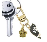 Cat Keychain - Cute Kitten Keychain | Lovely Kitty Keyring, Funny Cartoon Kitten Aesthetic Keyring, Creative Jewelry Bag Pendant for Women Cat Lovers