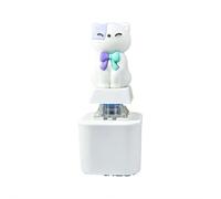 Cat Keychain Sound - 2025 New Rechargeable Fidget Key Chain With Colorful Light & Keyboard Click Sound, Fun Rechargeable Stress Relief Toy for Adults Anxiety & Sensory Fun