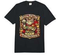 Cat King Serving Tiny Dictators Comfort Colors Adult Heavyweight T-Shirt