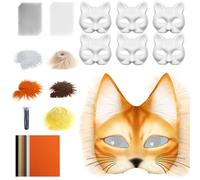 Cat Kit | Virgin Cat Material Kit | Creative Activities with Tulle and Felt Accessories for Carnival Cosplay and Masquerade