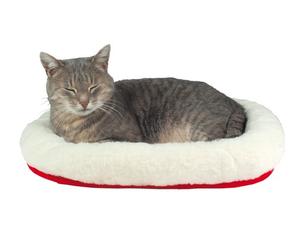 Cat Kitten Cuddly Bed, Reversible Warm Winter Cool Summer Soft Cosy 28631