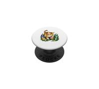 Cat Kitty Mushrooms Cute PopSockets Adhesive PopGrip
