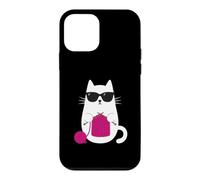 Cat Knitting Sunglasses Yarn Crochet Needlecraft Crafter Case for iPhone 12 mini