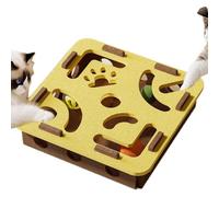 Cat Labyrinth Toys Bell Railway Paper Game, Exciting Kau-Puzzle Toys | Scratching Activity for Kittens, Puppies, Dogs, Teeth Training, Cage, Room, Racial Toys, Entertainment