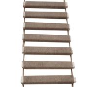 Cat Ladder 10x39 Inch Hanging Wooden Cat Bridge Wrapped with Linen Rope Scratch Resistant Ladder for Indoor Cats Supplies Pet Scratching Post Pet for Indoor Cats Bridge